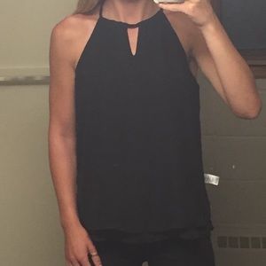 Black loose top